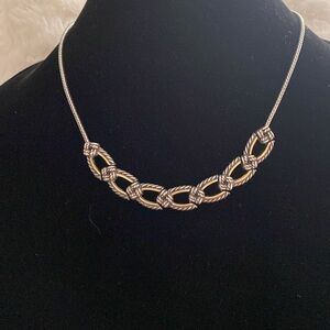 Double-sided necklace with gold addition..Brighton